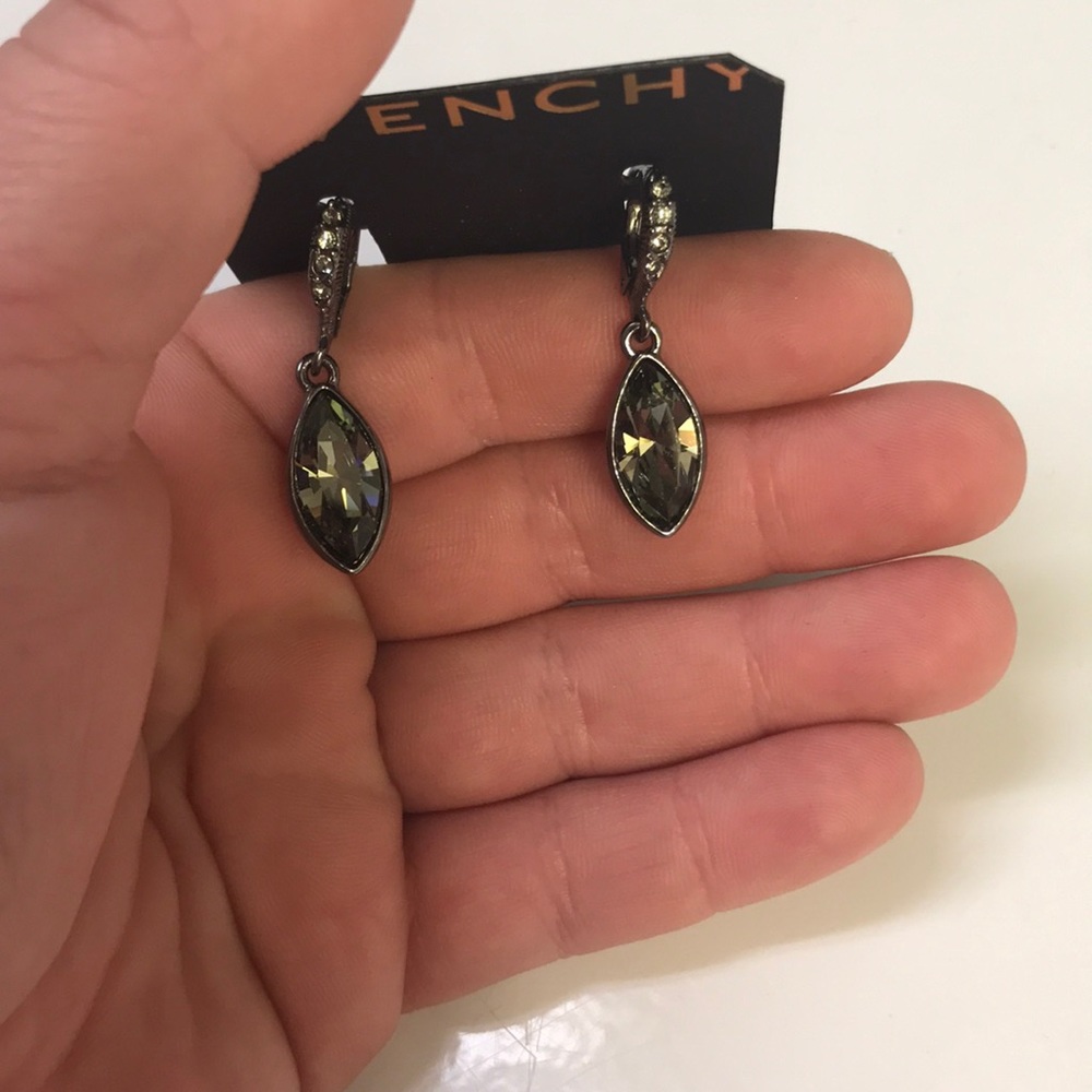 NWT Givenchy dark sparkly earrings